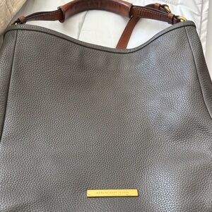 Marc by Marc Jacobs Taupe and Brown Shoulder Bag